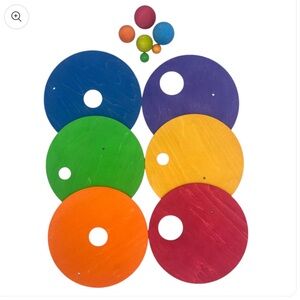 Green Elephant Toys rolling disc set for stepping stones